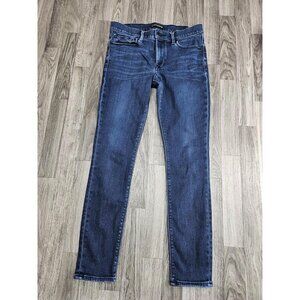 Express Jeans Womens 6 Blue Stretch Denim Mid Rise Legging Skinny Classic Casual